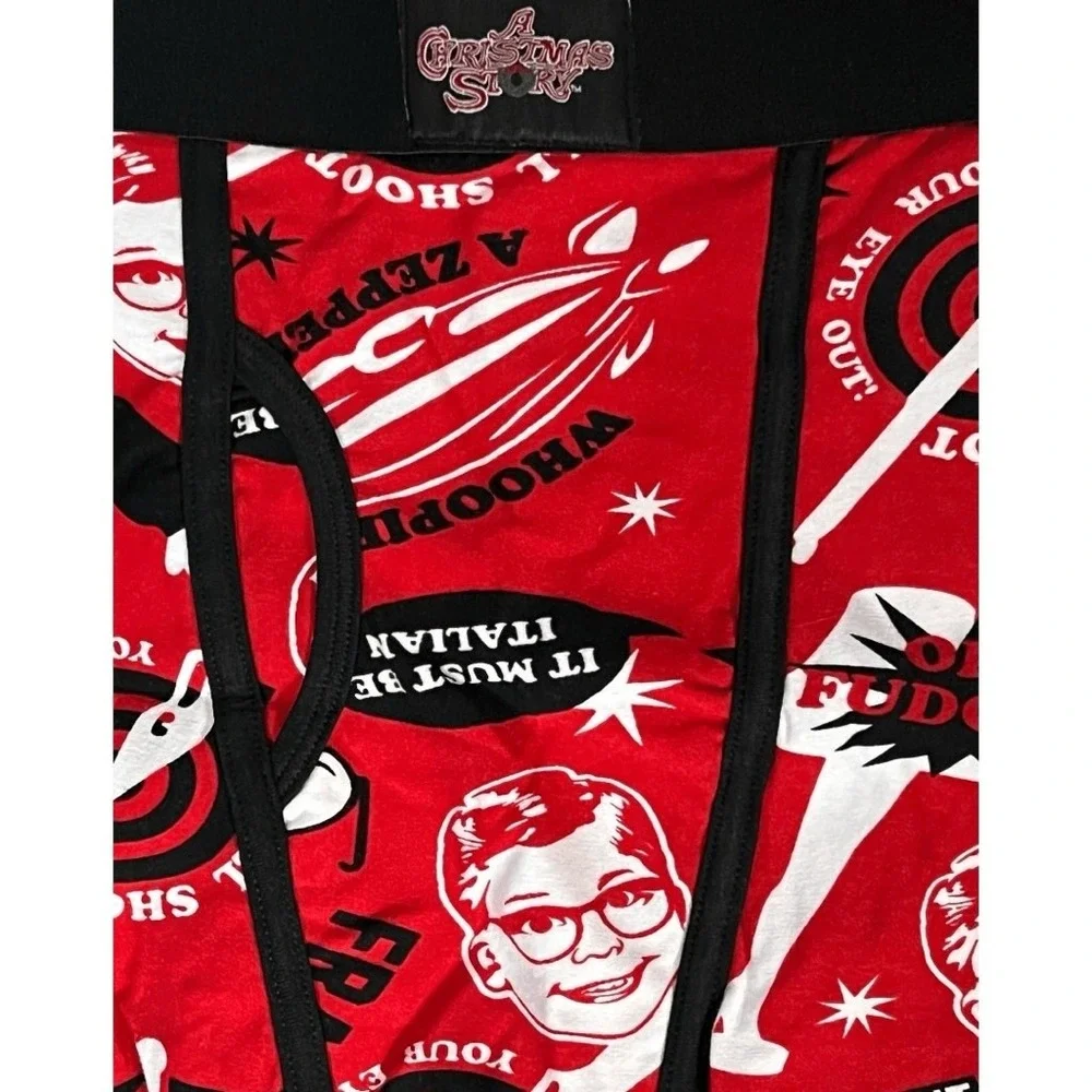 A Christmas Story Underwear Boxer Briefs Size S Graphic Print Novelty Fun‎ NEW